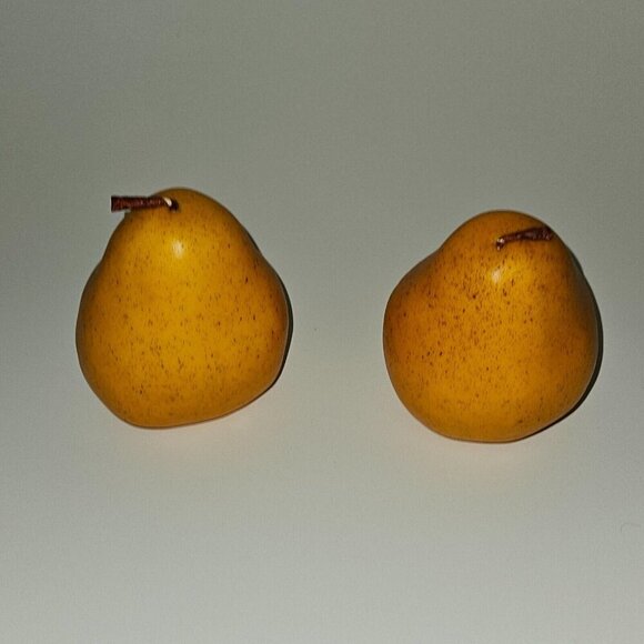 4 Pieces Fake Faux Decorative Fruit Lot Oranges Pears Realistic Life Size - Picture 7 of 15